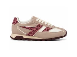 Blush Leopard Retro Trainer